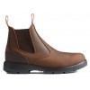 Hunters Drift Brown Leather Occupational Non Safety Dealer Boots Slip On Hunters Drift Brown Leather Occupational Non Safety Dealer Boots Slip On